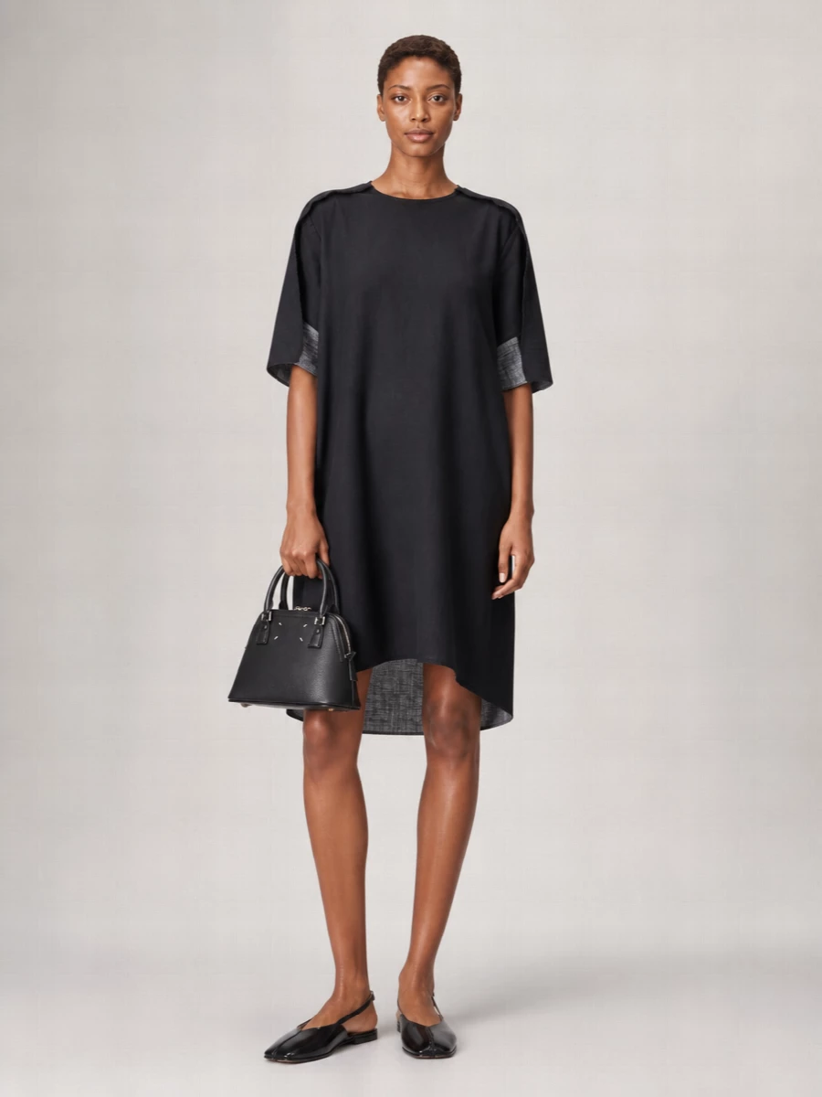 Maison Margiela Mohair Wool Oversized Midi Dress