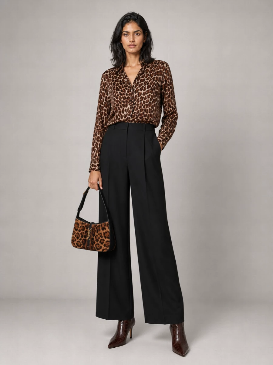 Saint Laurent Le 5 À 7 Calf Leather Shoulder Bag