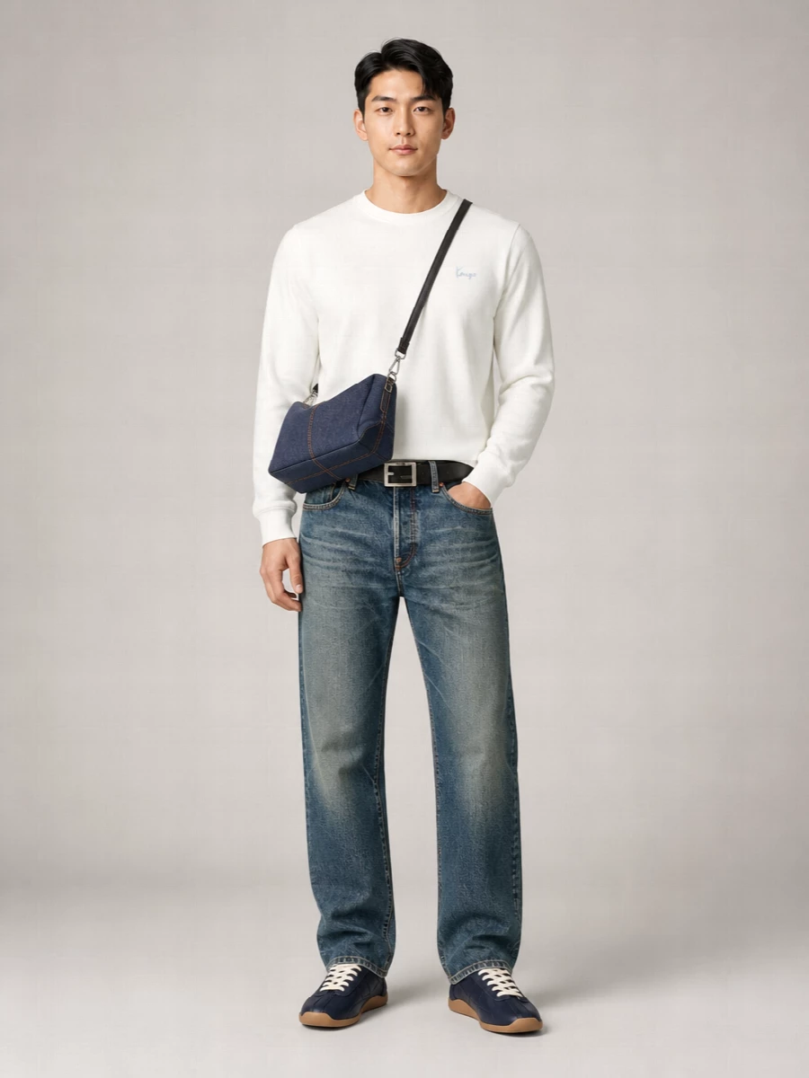 Kenzo Denim Straight-Leg Jeans