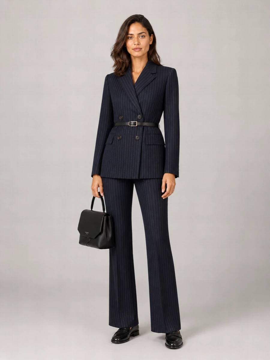 S Max Mara virgin wool tailored trousers