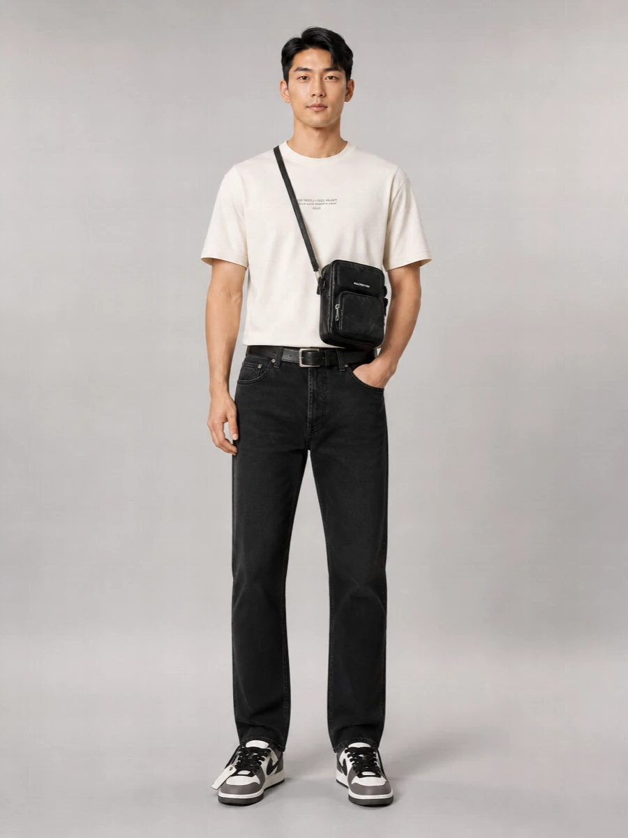 Off-White Logo Print Oversized Cotton T-Shirt