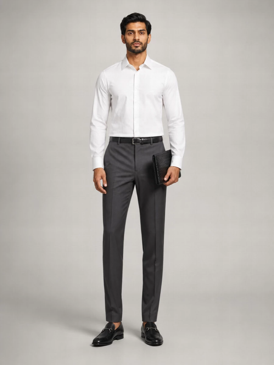 Gucci Wool Straight-Leg Tailored Trousers