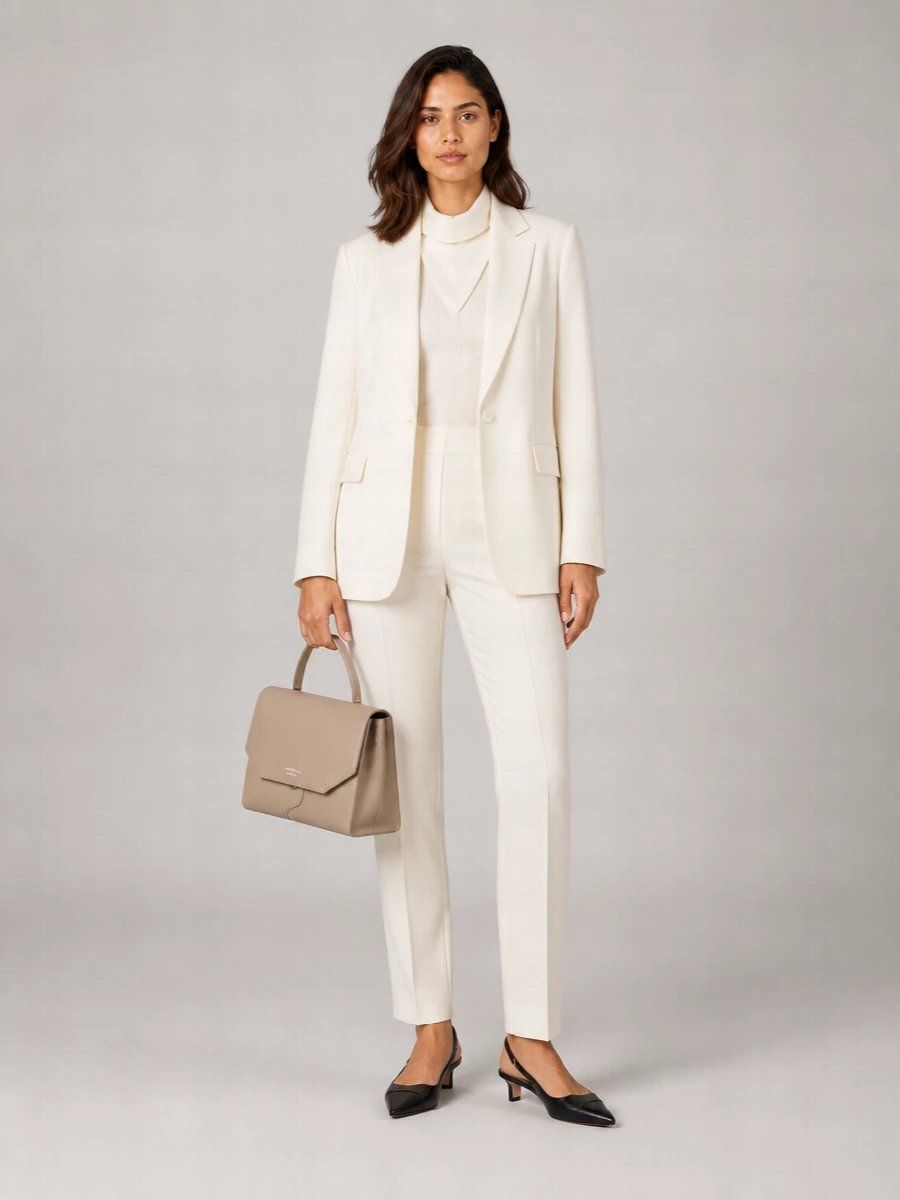 Semicouture Wool Single-Breasted Suit Jacket