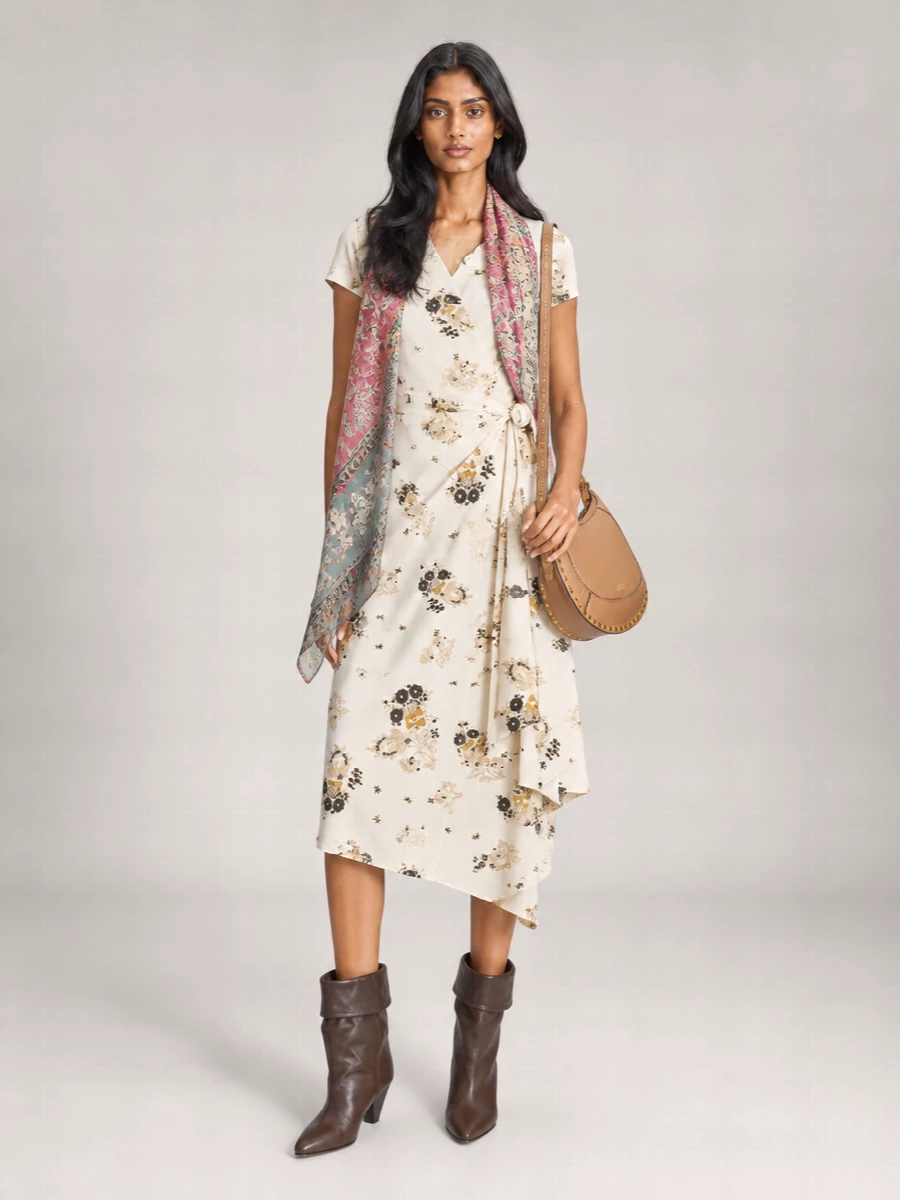 Pierre Louise Mascia Silk Cashmere Scarf