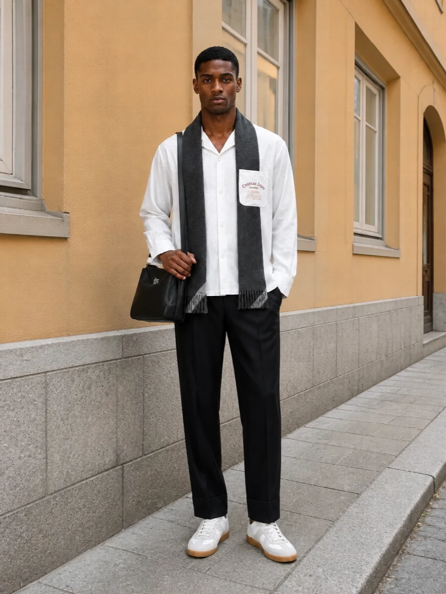 Gallery dept shirt margiela trousers sneakers