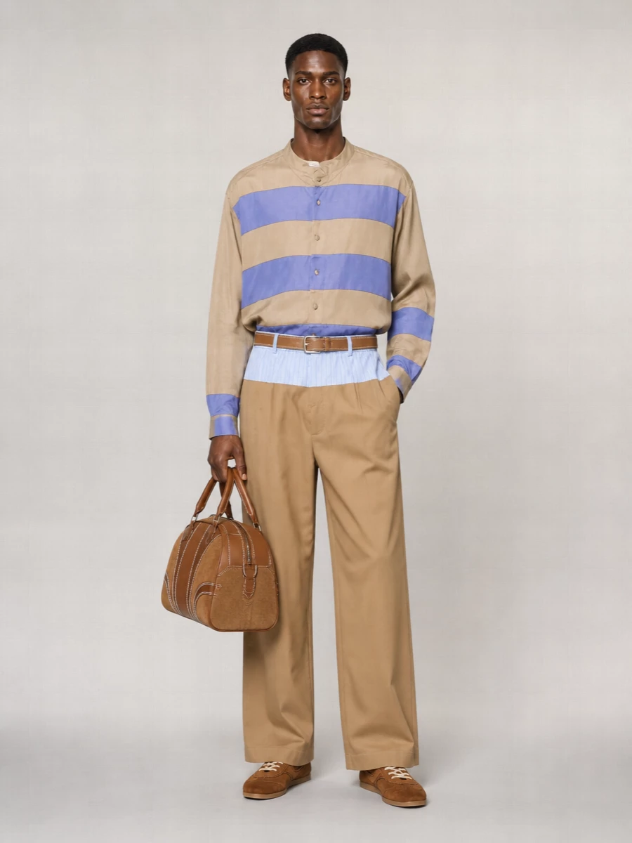Dries Van Noten Cotton Wide-Leg Trousers