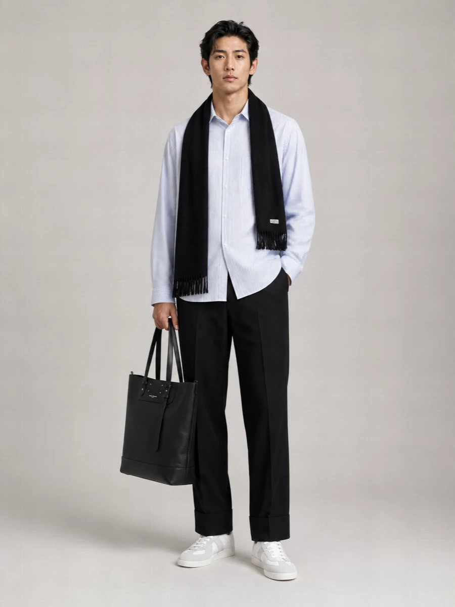Maison Margiela Striped Shirt Jacket
