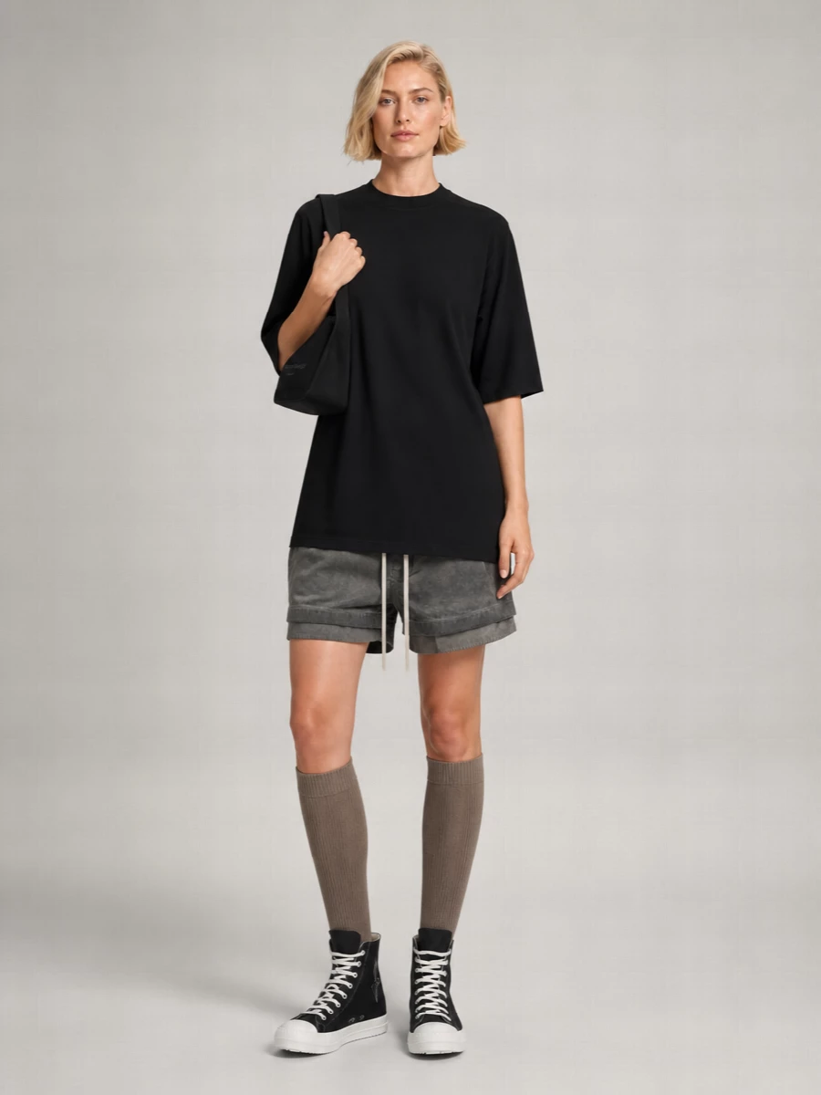 Rick Owens Drkshdw Cotton Shorts