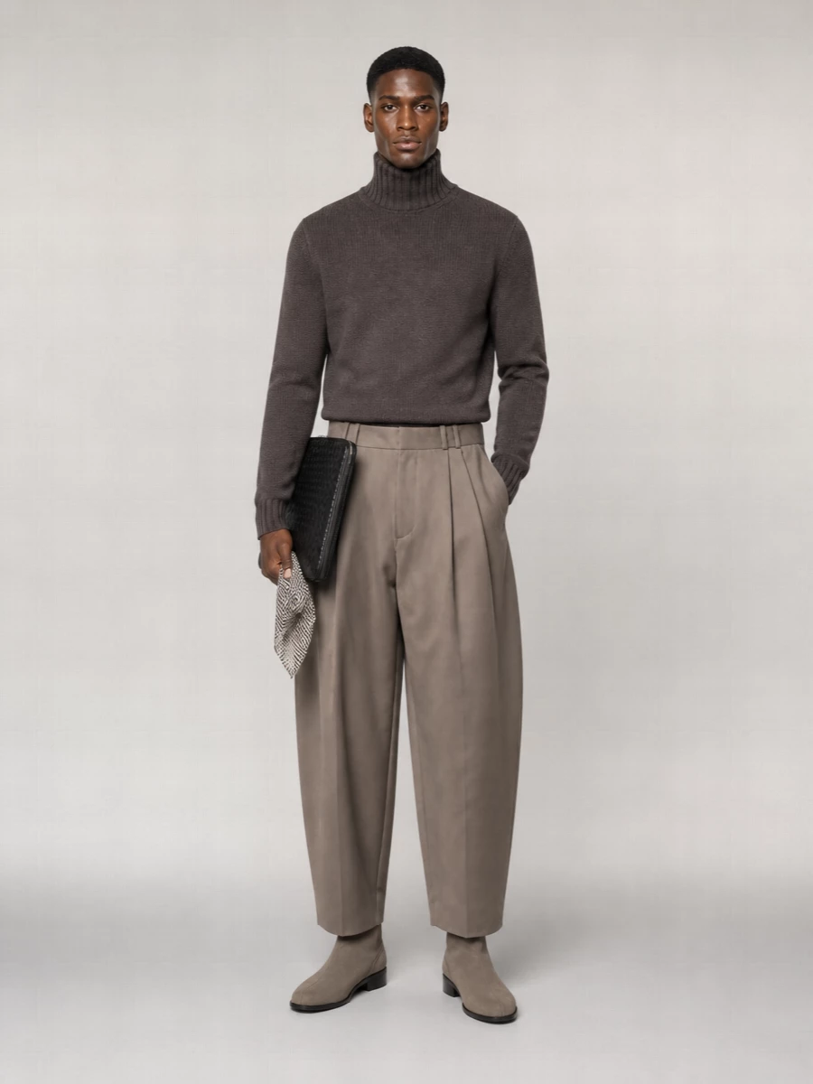 Brunello Cucinelli Silk Chevron Pocket Square