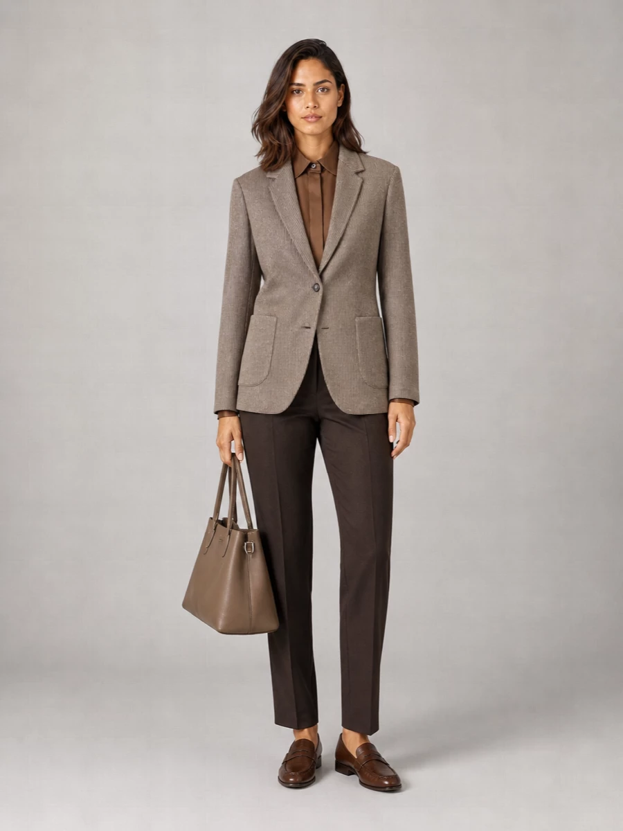 Brunello Cucinelli Sparkling Ribbed Knit Blazer