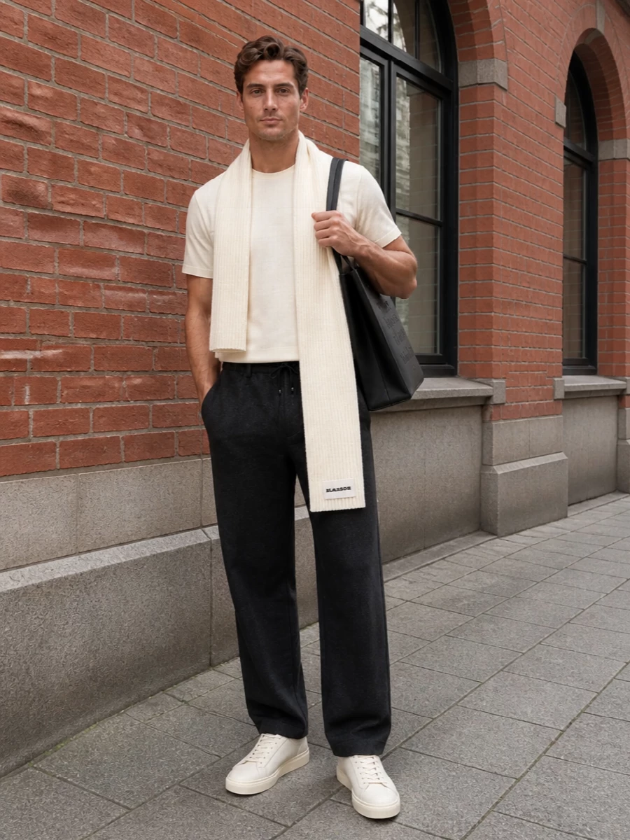 The row tee dries van noten trouser outfit