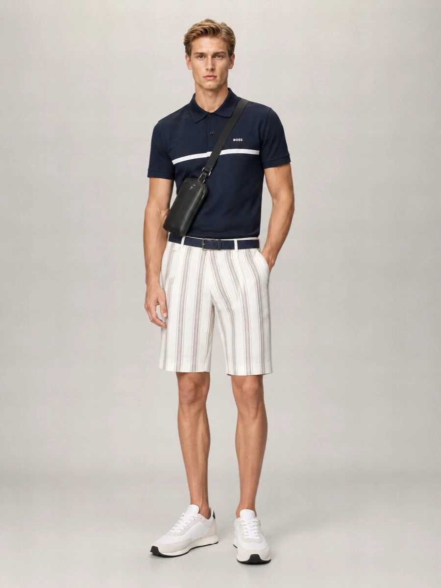 Boss Short-Sleeve Cotton Polo Shirt