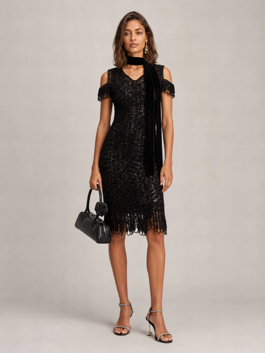 Jw Anderson Cotton Lace Mini Dress
