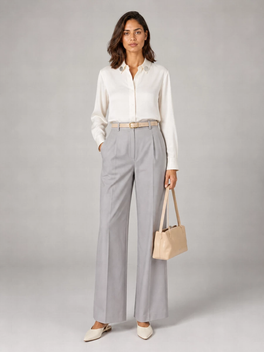 Jil Sander Straight-Leg Wide-Leg Trousers