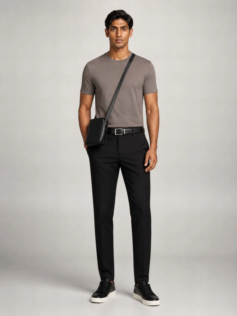 Emporio Armani Logo Cotton T-Shirt