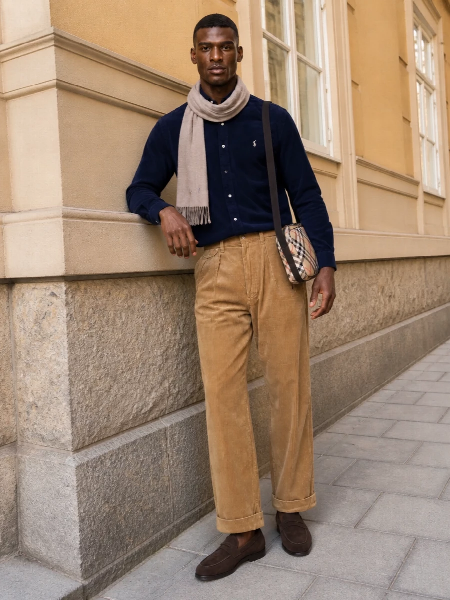 Polo ralph lauren corduroy tods suede loafers