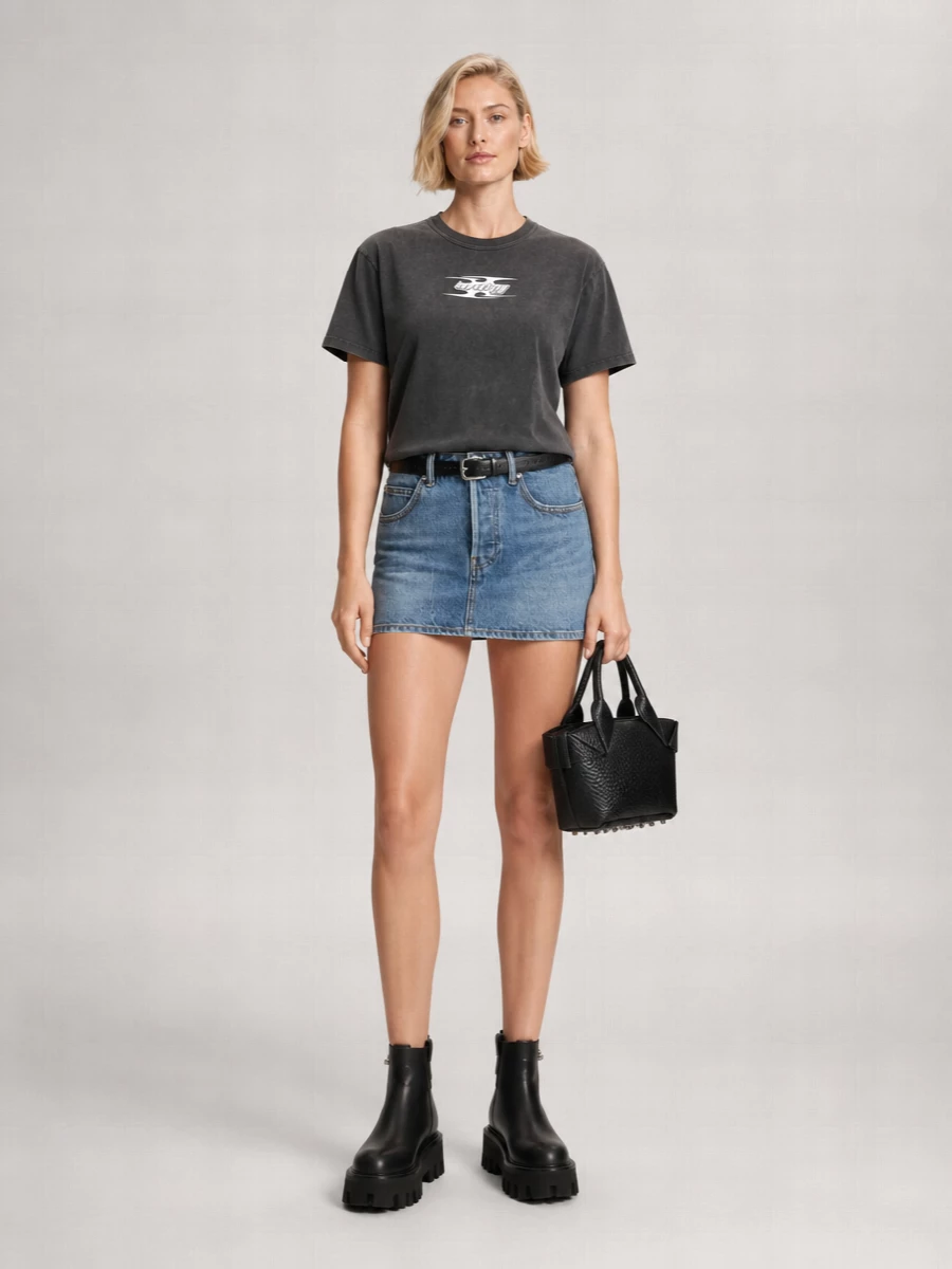 Alexander Wang Denim Mini Skirt