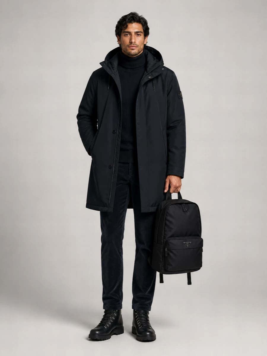 Stone Island Wool Parka