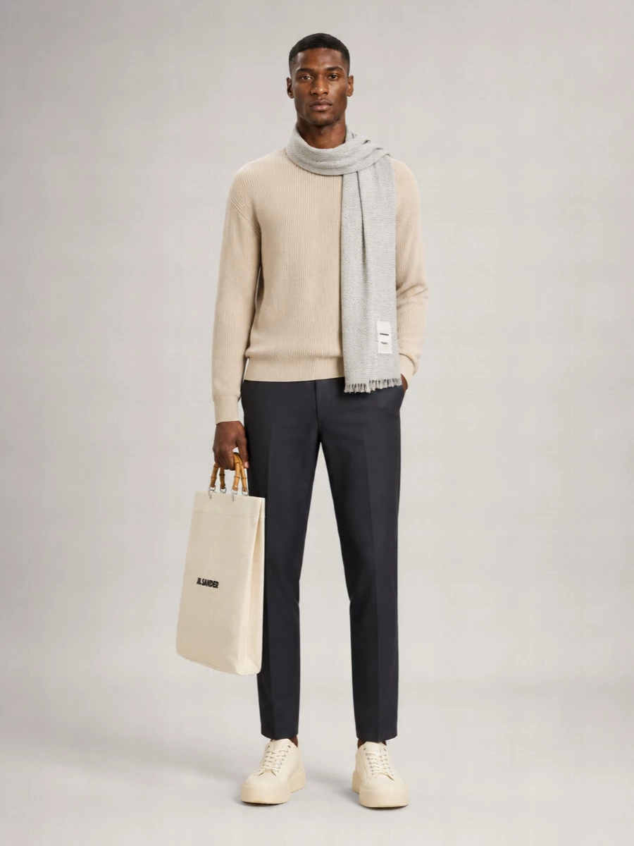 Jil Sander Zip Cotton Sweater
