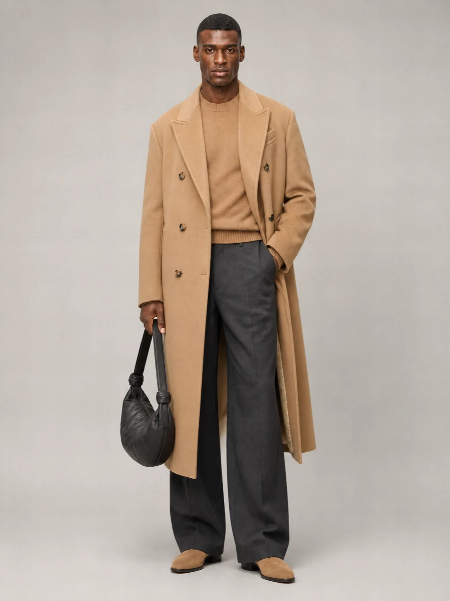 Ami Paris Virgin Wool Coat