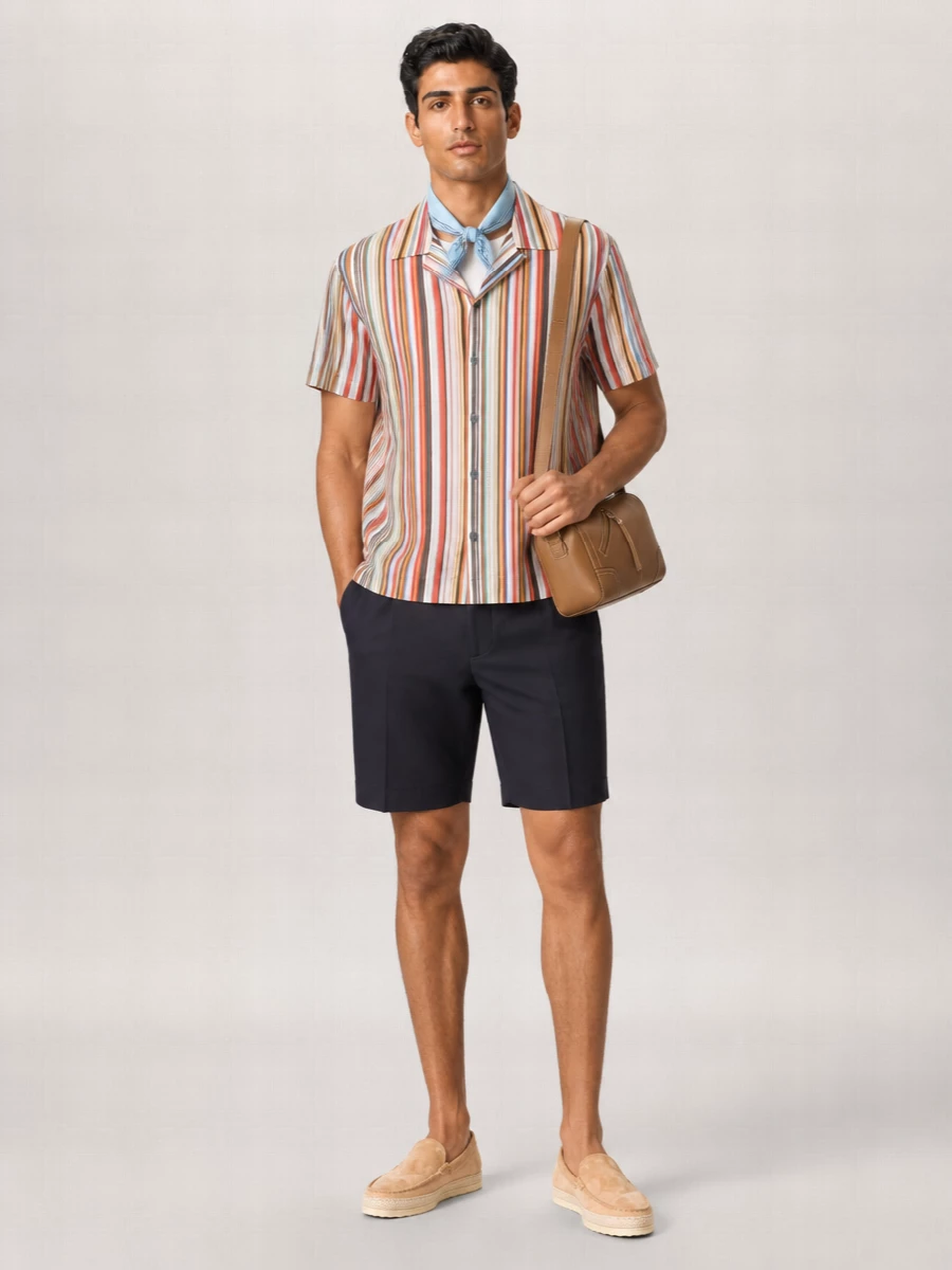 Paul Smith Striped Short-Sleeve Regular-Fit Shirt