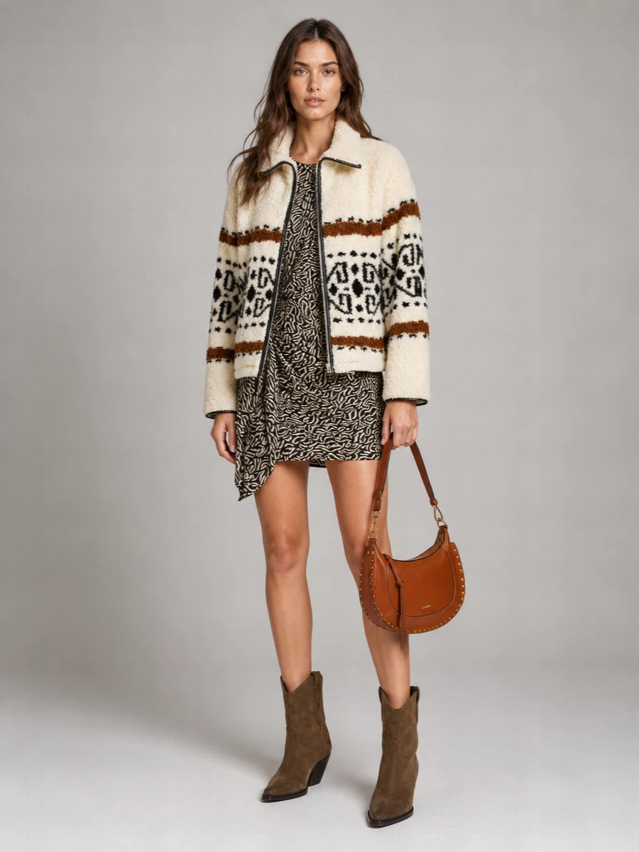 Isabel Marant Faux Fur Coat