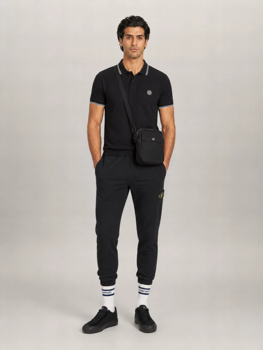 Stone Island Cotton Piqué Polo Shirt