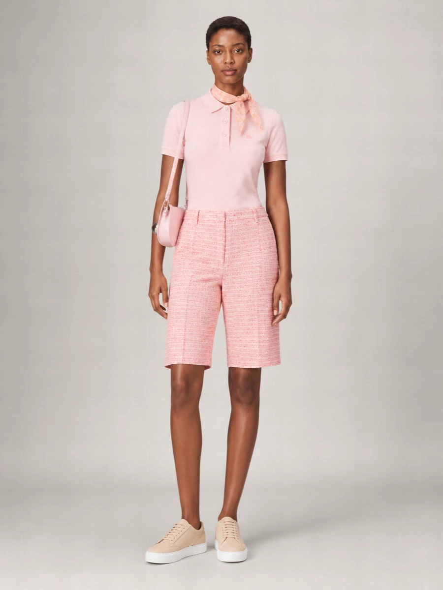 Burberry Piqué Short-Sleeve Polo Top