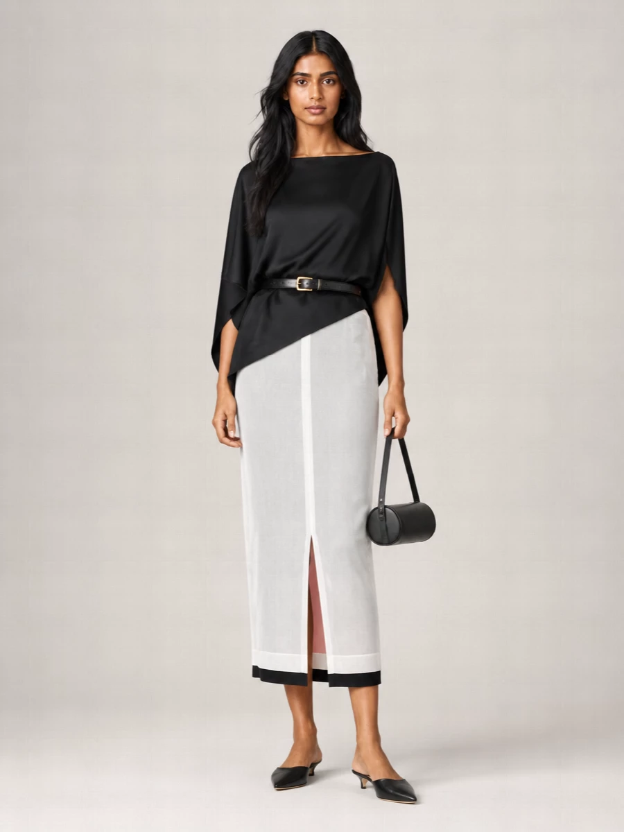 The Row Cotton Pencil Skirt