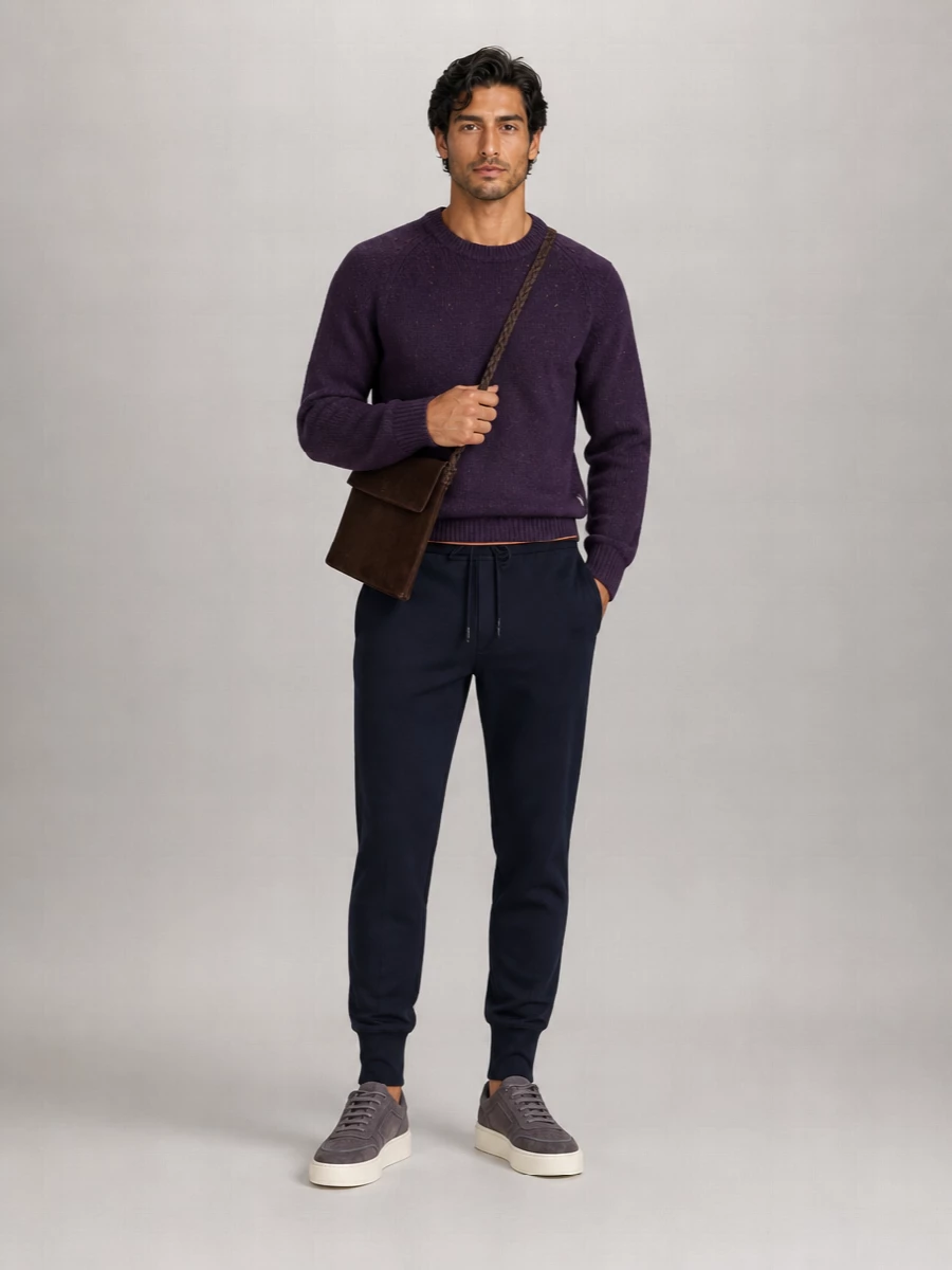 Carhartt Wip Wool Blend Speckled Crew Neck Sweater