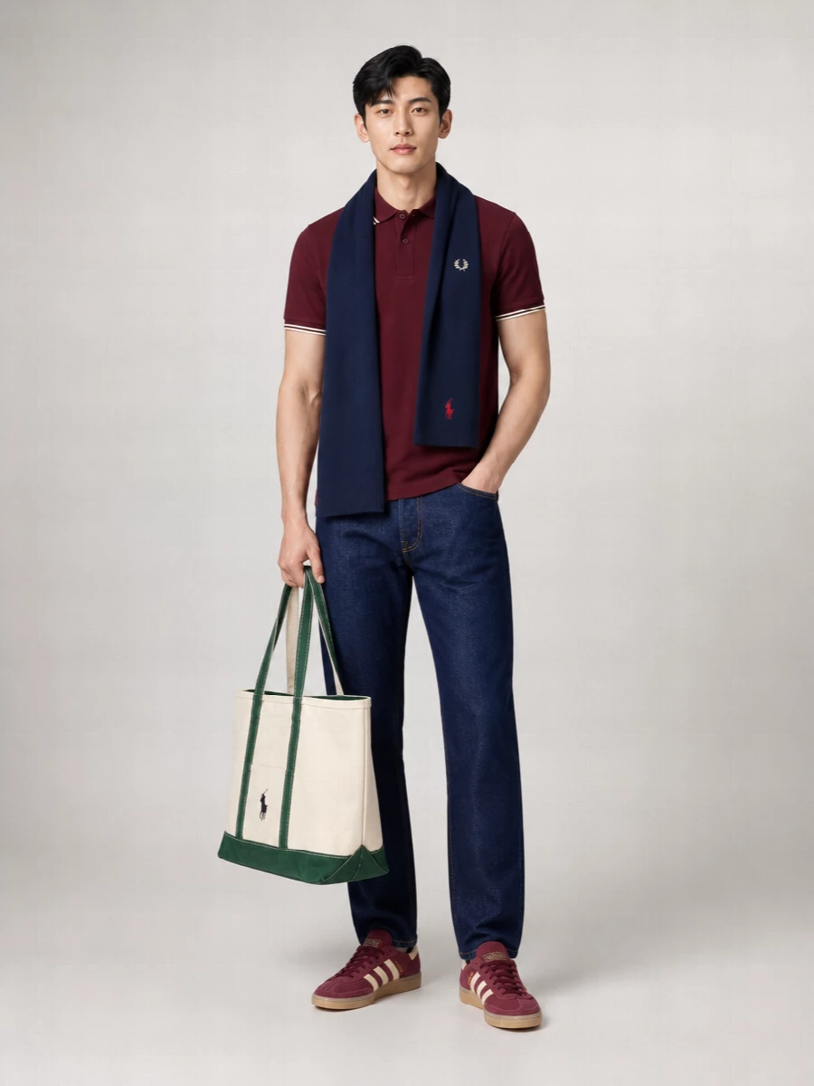 Fred Perry Cotton Piqué Polo Shirt