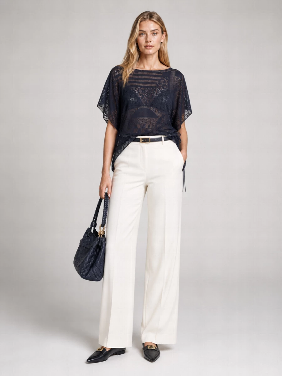Fendi Silk Viscose Top