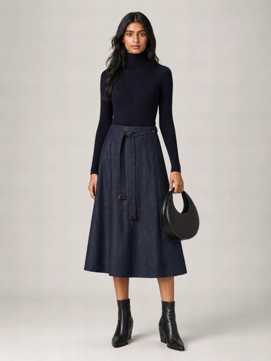 Staud Moon Mini Leather Bucket Bag