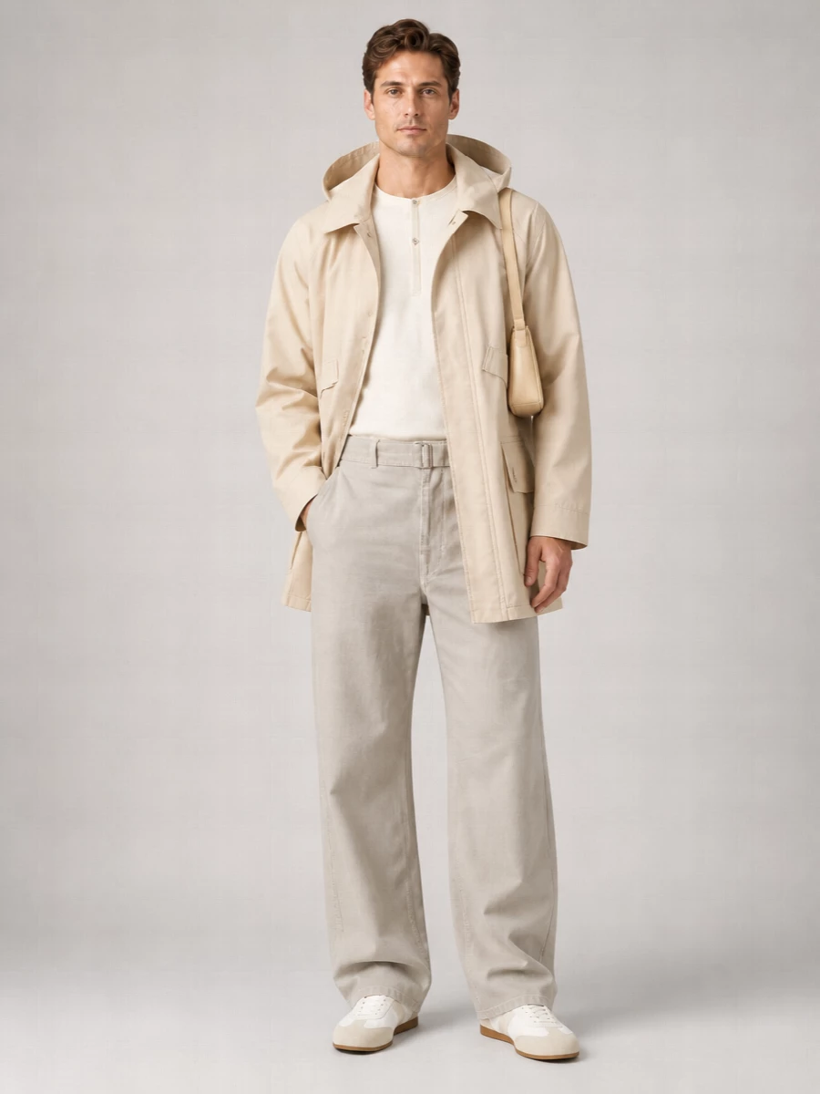 Lemaire Waterproof Hooded Raincoat