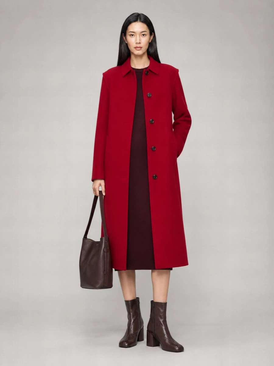 Weekend Max Mara Wool Blend Fitted Coat
