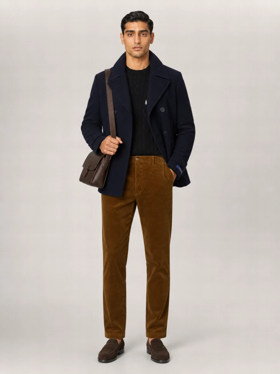 Polo Ralph Lauren Single Breasted Peacoat