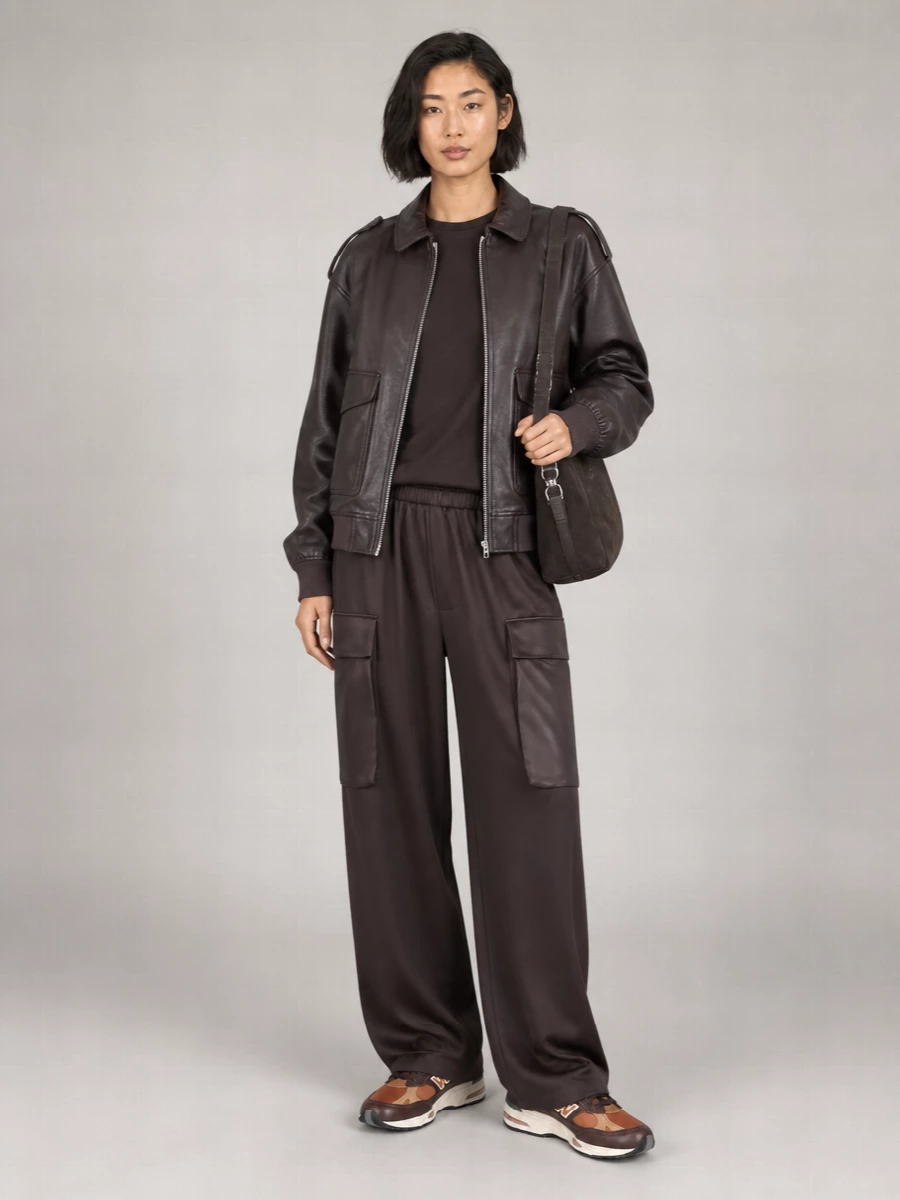 The Frankie Shop Leather Jacket