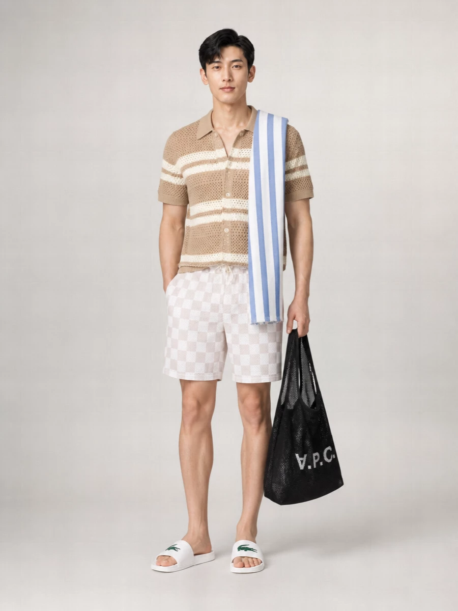 Les Deux Mesh Swim Shorts