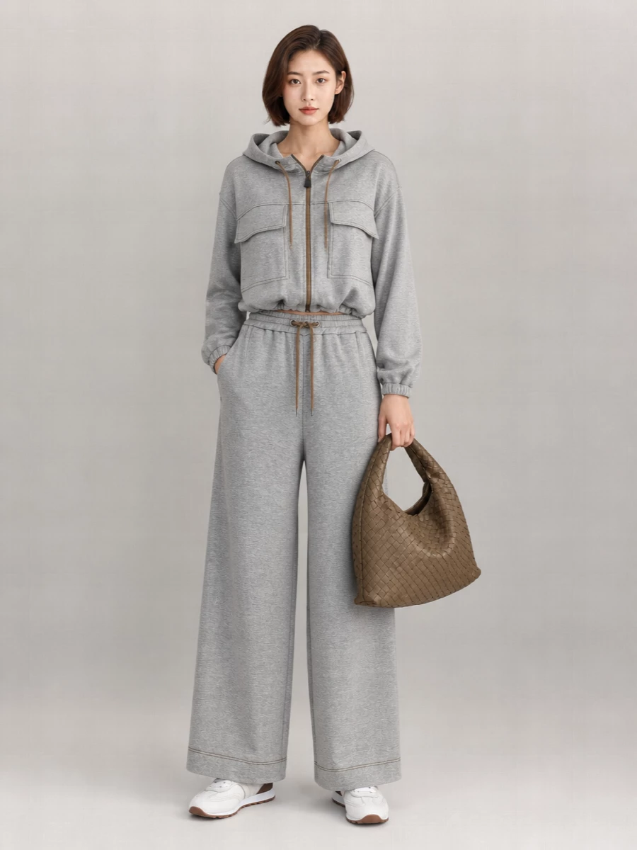 Brunello Cucinelli Wide-Leg Track Pants
