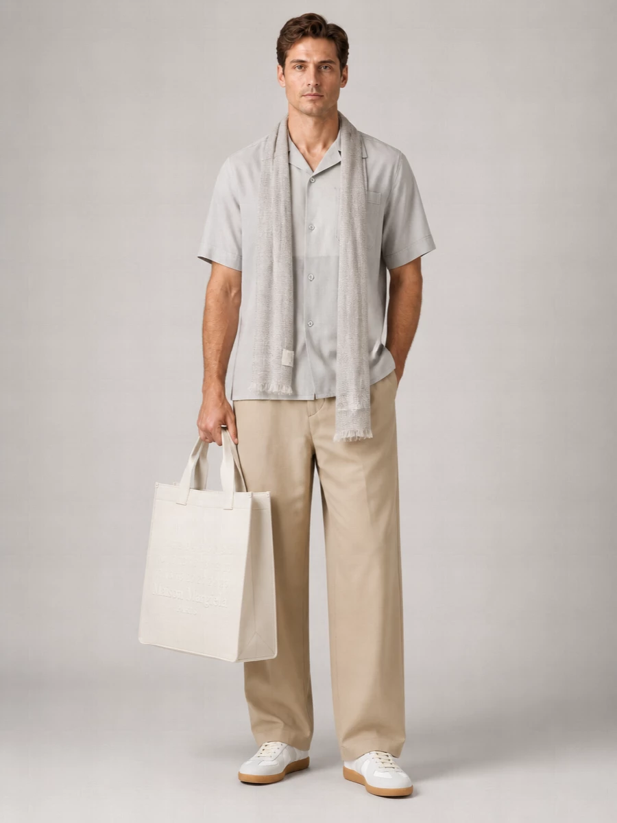 Maison Margiela Cotton Short-Sleeve Shirt