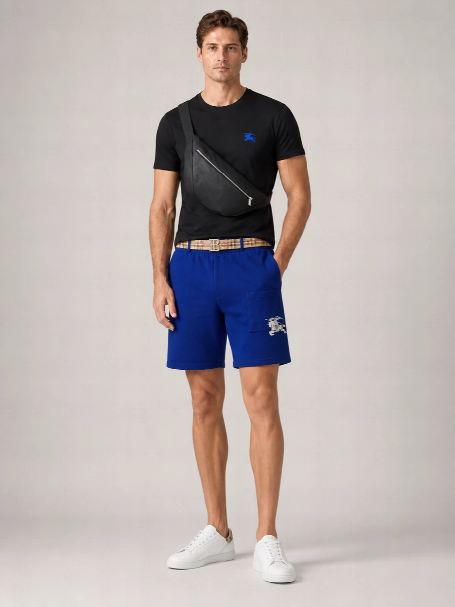 Burberry Reversible Check Belt