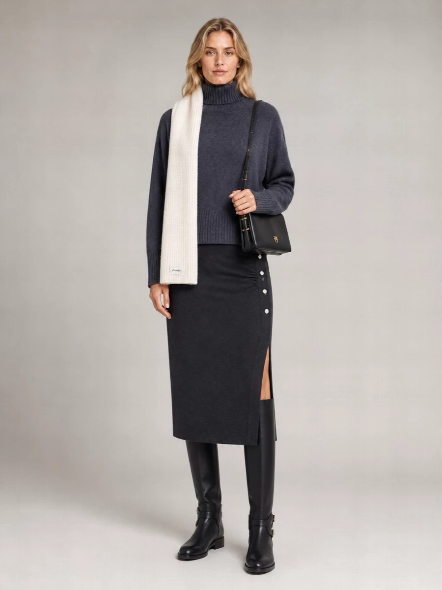 Pinko Mini Calfskin Leather Shoulder Bag