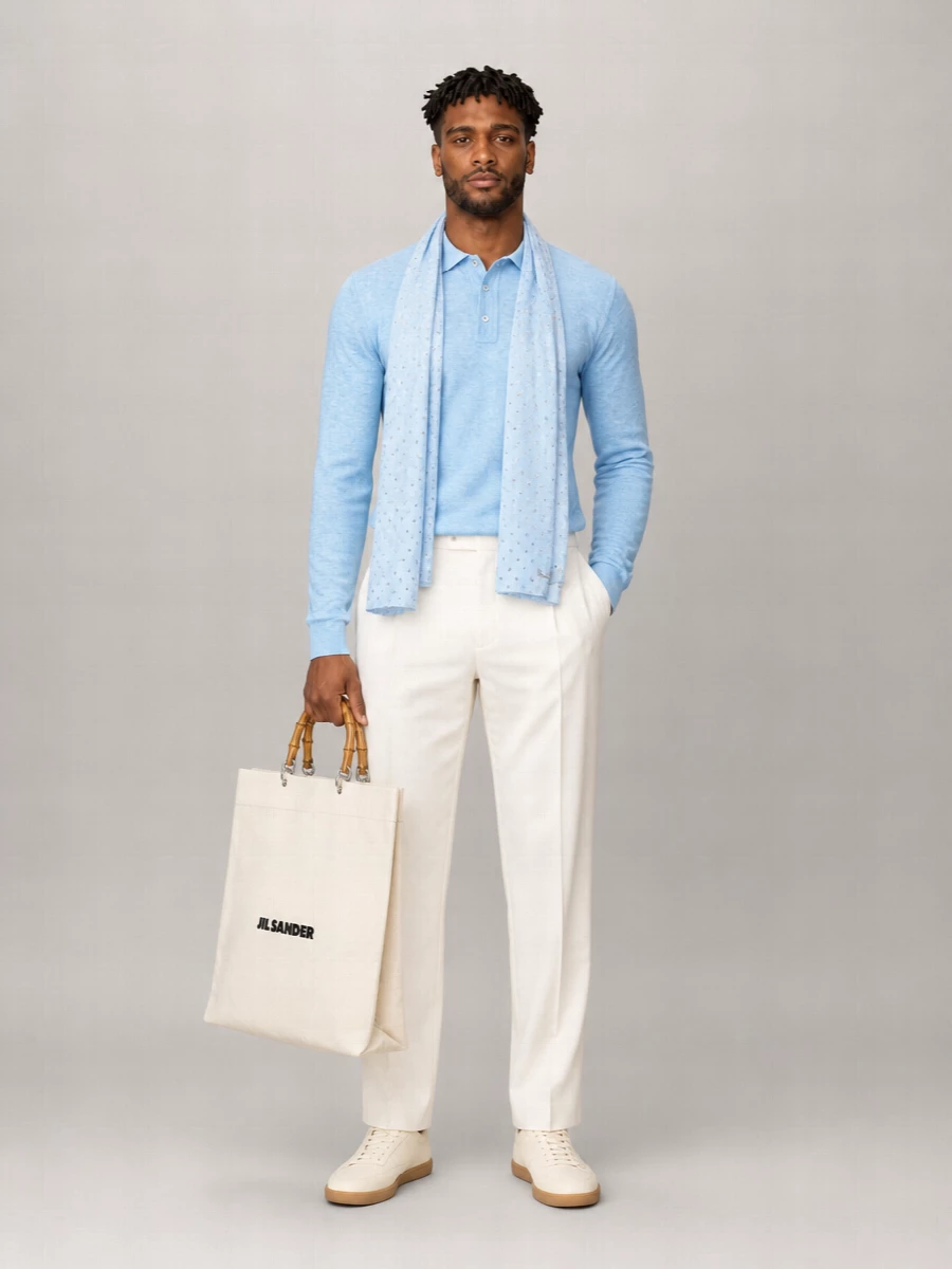 Erl Wool Crewneck Polo Shirt