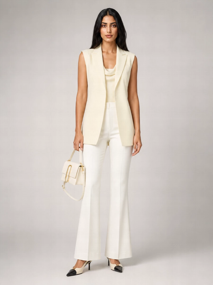 Sportmax Stretch Crepe Vest