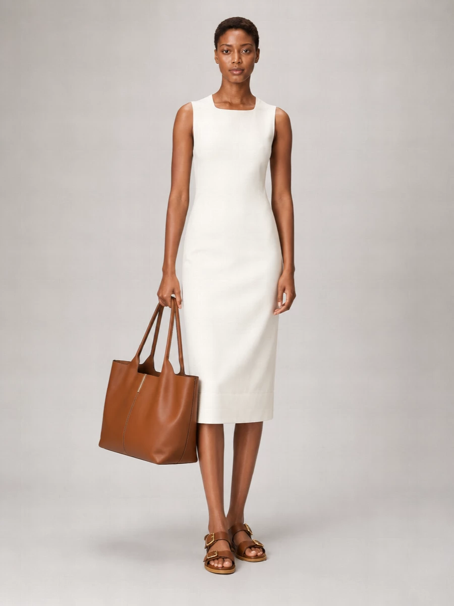 Tod's Medium-Small Calf Leather Tote Bag