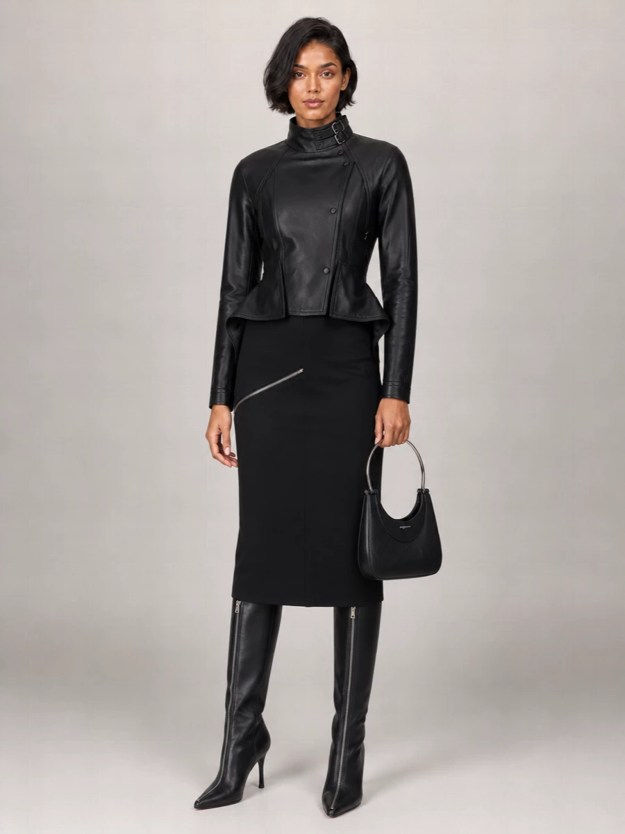 Alexander Mcqueen Mini Lambskin Shoulder Bag