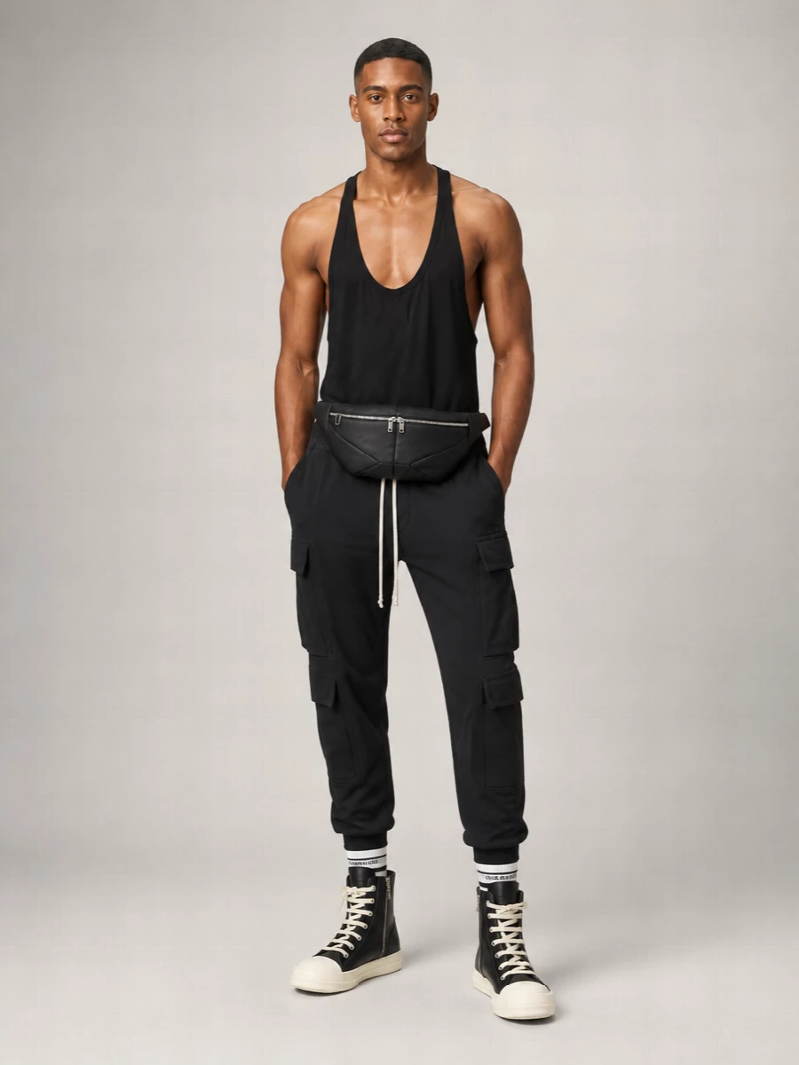 Rick Owens Ribbed Track Pants