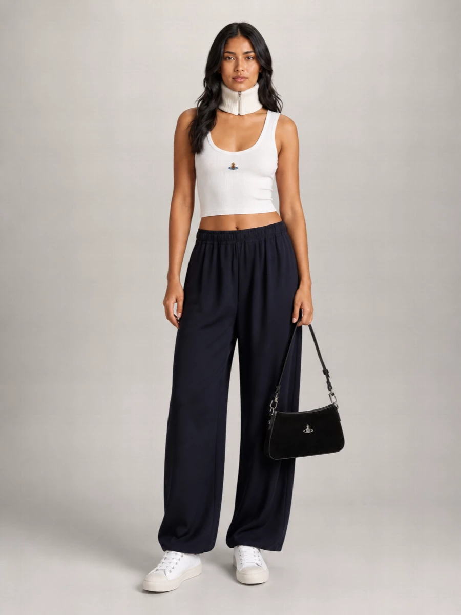 Vivienne Westwood Ribbed Cropped Top