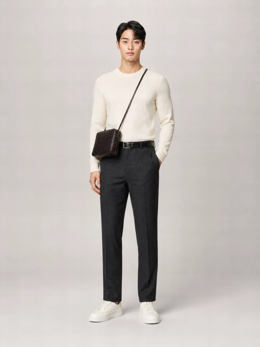 Prada Cashmere Ribbed Crew-Neck Jumper