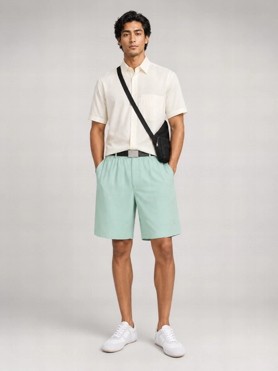 Mm6 Maison Margiela Logo Print Jersey Sports Shorts